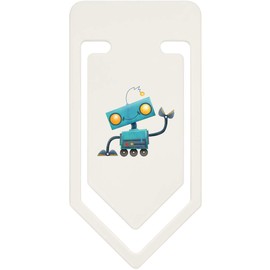 91mm 'Cute Robot' Large Plastic Paper Clip (CC00044075)