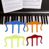 4Pcs Music Book Clip M Shape Page Holder Acrylic Wind