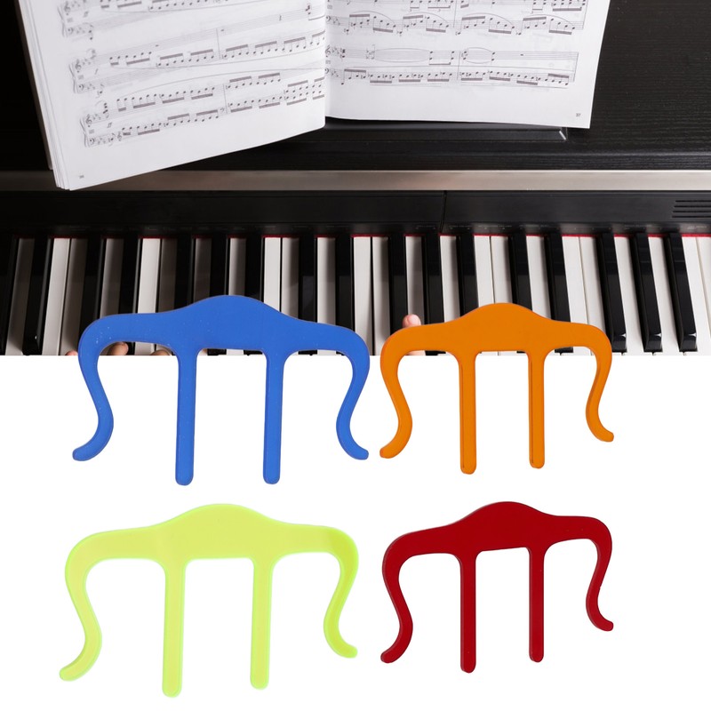 4Pcs Music Book Clip M Shape Page Holder Acrylic Wind