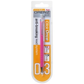 Mechanical Pencil Orenz 100% Shatterproof in Blister Card 0.3mm Pink