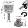 FOVPLUE Quick-Release Fender Seat Hardware Kit,1/4″-20 Thread Seat Bolt/Screw and