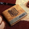CTMBB Attack on Titan Multi-Card Compact Center Flip Bifold Wallet