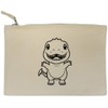 'Cute T-Rex' Canvas Clutch Bag/Accessory Case (CL00040836)