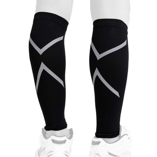 Precthings Calf Supporter, Calf Sleeve, Thin, Prevents Flickering, Swelling, Left