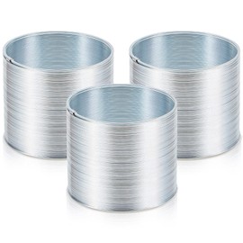 3 Pieces Squirrel Baffle Metal Spring Device Squirrel Barrier Spring Type Coil Outdoor Bird Feeder Accessories for Bird Feeder Poles (3)