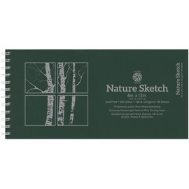 Pentalic Nature Sketch Pad, 12-Inch by 6-Inch