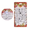 LUOEM Pack of 24 Small Silver Christmas Tree Bow Ties
