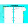 Calendar 2026 Personal A6 Ring Binder Refillable Weekly Planner /