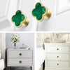 Xinghonyac 8 Pcs Clover Four-Leaf Cabinet Knobs, Cabinet Drawer Pulls