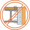 Simpson Strong-Tie HU44 HU Galvanized Face-Mount Joist Hanger for 4x4