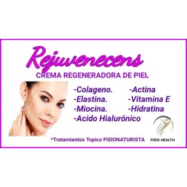 Rejuvenecens Crema Colágeno Y Acido Hialurónico Concentrado