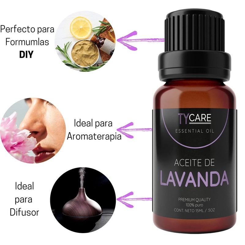 Aceite Esencial de Lavanda (Lavandula Officialis) - 100% PURO PREMIUM