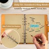 A5 Refill Paper Lined Paper, 3 Pieces, 6 Holes Ring