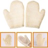 Guantes exfoliantes de baño de sisal natural – 2 piezas