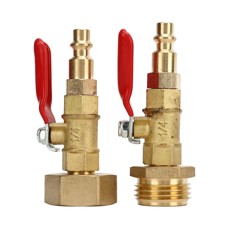 2pcs Brass Winterize Blowout Adapter 3/4 Internal and External Thread