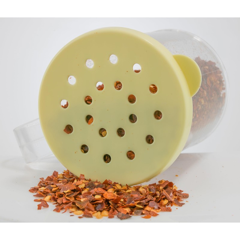 WINCO Dredge with snap on Lids, Clear