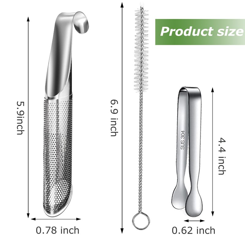 2 Pack Tea Infuser, Fine Mesh Tea Infuser for Loose