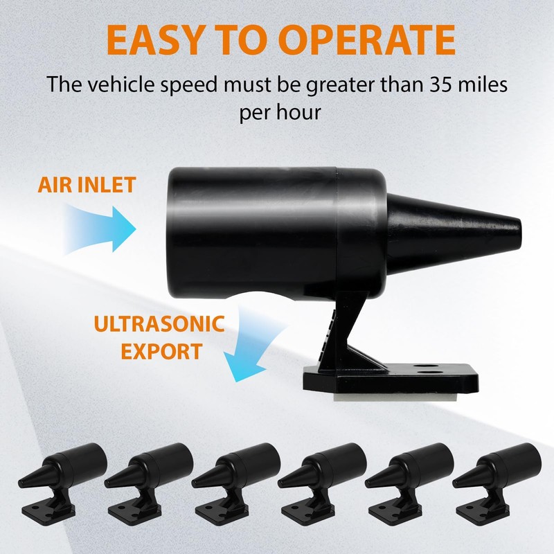 Annlpoy Deer Whistles Wildlife Warning, Made of High Quality ABS