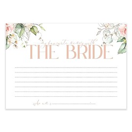 Hen Party Memory with the bride game Boho Rose 10 pack (PIM-MWTB10)