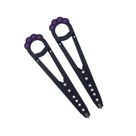 Universal Cat Door Latch and Stopper - Multi-Use Pet Door Prop for Cats, Keeps Dogs Out - Flexible and Durable Door Holder, Ideal for Indoor Use, Black, 2 Packs, by Frondr