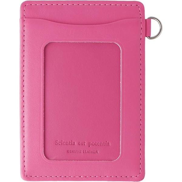 Slip-On Noir Single Pass Case, Rose Pink, B-NSL-1801, Leather, Double-Sided