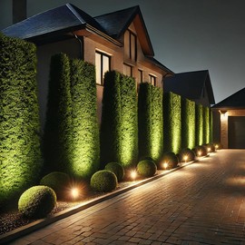 Luminea 700LM 1800mAh IP65 Solar LED Motion Sensor Garden Spotlight