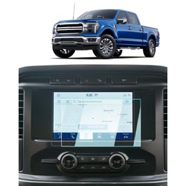 For 2023 Ford F150 Screen Protector - 2015-2020 2021 2022 2023 F150 Accessories (XL/XLT) 9H Tempered Glass 8 Inch Navigation Touchscreen Anti-Scratch Reduce Fingerprints High Sensitivity HD Clear
