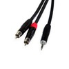BravoPro PY007-01 1M Y Cable 3.5mm TRS Jack Plug to