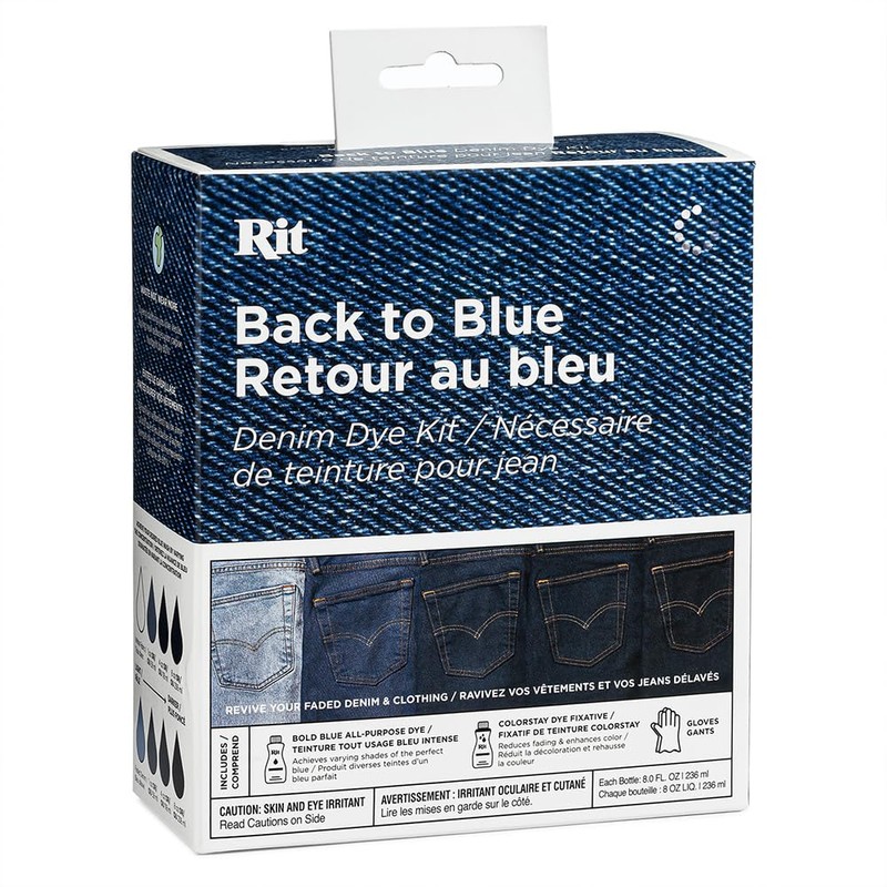RIT Back to Blue Denim Dye Kit – Restore and