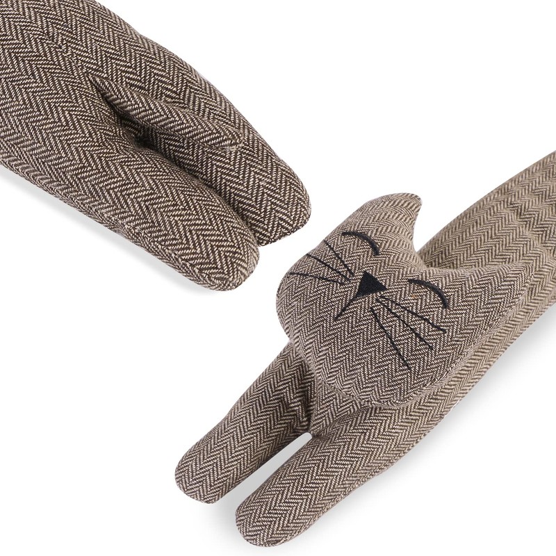 CERAYOU Cat Fabric Under Door Draft Stopper, 3LB Heavy Duty