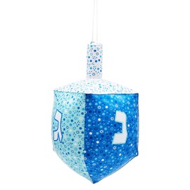 The Dreidel Company 2 Foot Hanukkah Inflatable Dreidel, Chanuka Party and Events Decorations, 24" Tall