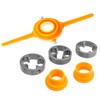 Treki 6Pcs PVC Pipe Thread Maker Tool, Plastic Pipe Round