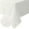 H.VERSAILTEX Linen Textured Table Cloths Rectangle 60 x 84 Inch