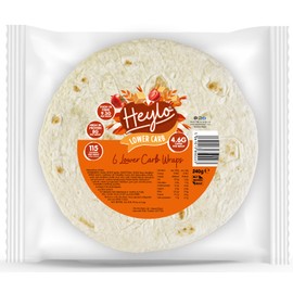 Heylo Low-Carb KETO Wraps | Pack of 6 x 40g