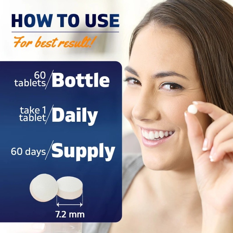 Vitamatic Salivarius Complex 10 Billion Mint Flavored Tablet - 60