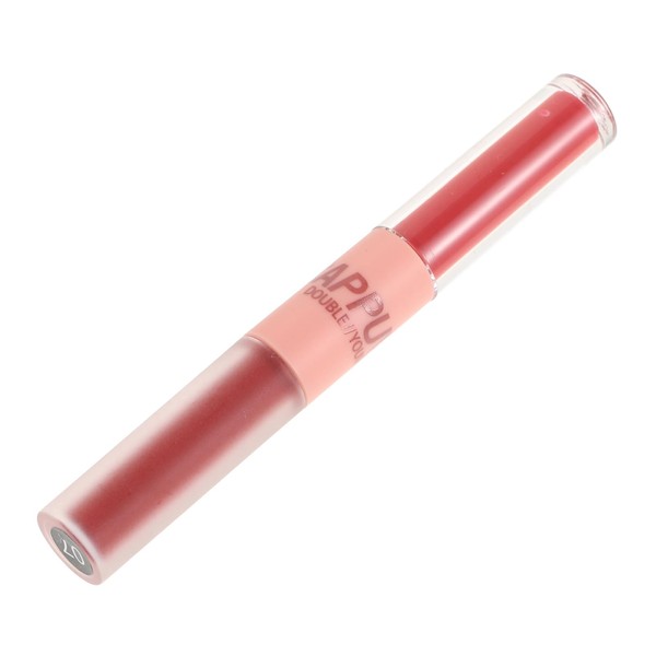 TOVINANNA Glossy Lip Glaze Lipstick Dual-ended Moisturizing Versatile for Occasions