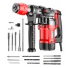 HYCHIKA Rotary Hammer Drill with Safety Clutch, 1100 RPM AC