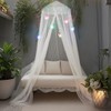 White Bed Canopy, Large for Queen/King Bed Mosquito Net Bed