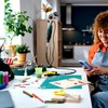 AMASEWART 24"x36" Self Healing Cutting Mat, Sewing Mat for Crafts,