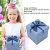 4Pcs Gift Box with Lids 3.9x3.7x3.9in Gift Wrapping Boxes for