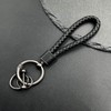 Rockyu Keychain, Men's, Women's, Braided Leather, Car Key Ring, Simple,