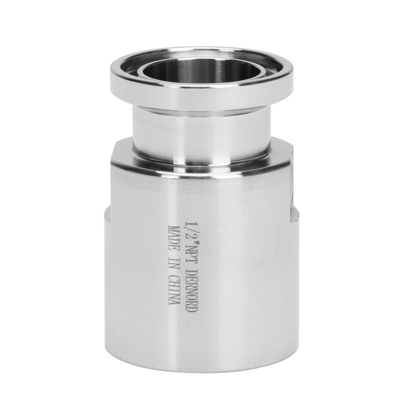 DERNORD 1/2'' Tri clamp Adapter to 1/2 inch FNPT Thread