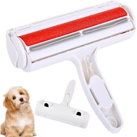 Quitapelos y Rodillos para Mascotas,Removedor de Pelo Reutilizable para Perros y Gatos,Lavable Cepillo de Perros Gato, Cepillo Quita Pelos Mascotas para Alfombras, Ropa,Sofás (blanco)
