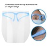 MUNEFE Transparent Face Mask, Dental Protective Face Mask, Removable Face