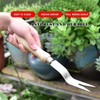 SHANFEEK Weed Puller With V-Shape Fork Gardening Hand Tool 12-Inch