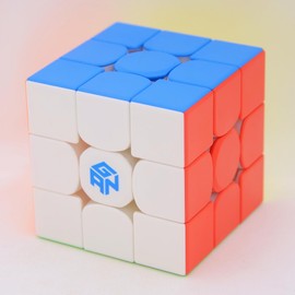 Bucubke GAN356M E 3x3 Stickerless Magnetic Puzzle Magic Cube GAN 356 ME 3x3 Competition GES Pro+ 12 Tension Adjustment Speed Cube Toy