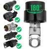 Trailer Plug Holder, 1 Piece, in Black, Hanging Drawbar Holder