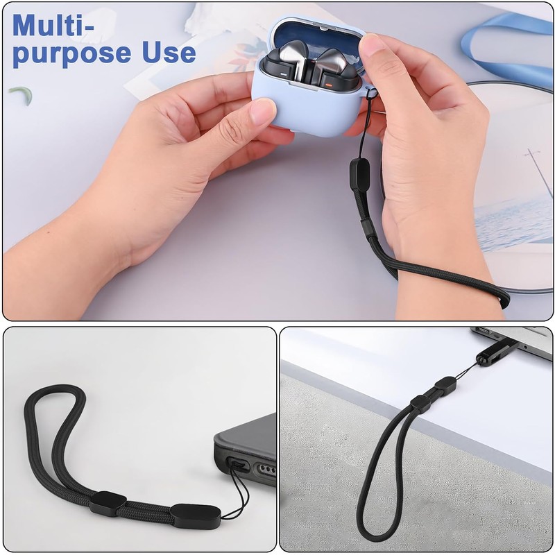 6 Pack Correa de Muñeca con Lanyard, Correas Ajustables de