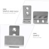 TEHAUX 2pcs Barn Door Floor Guide Adjustable Stainless Steel Stay