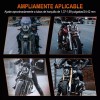 Faro Para Moto Universal + Carcasa Y Soporte De 7